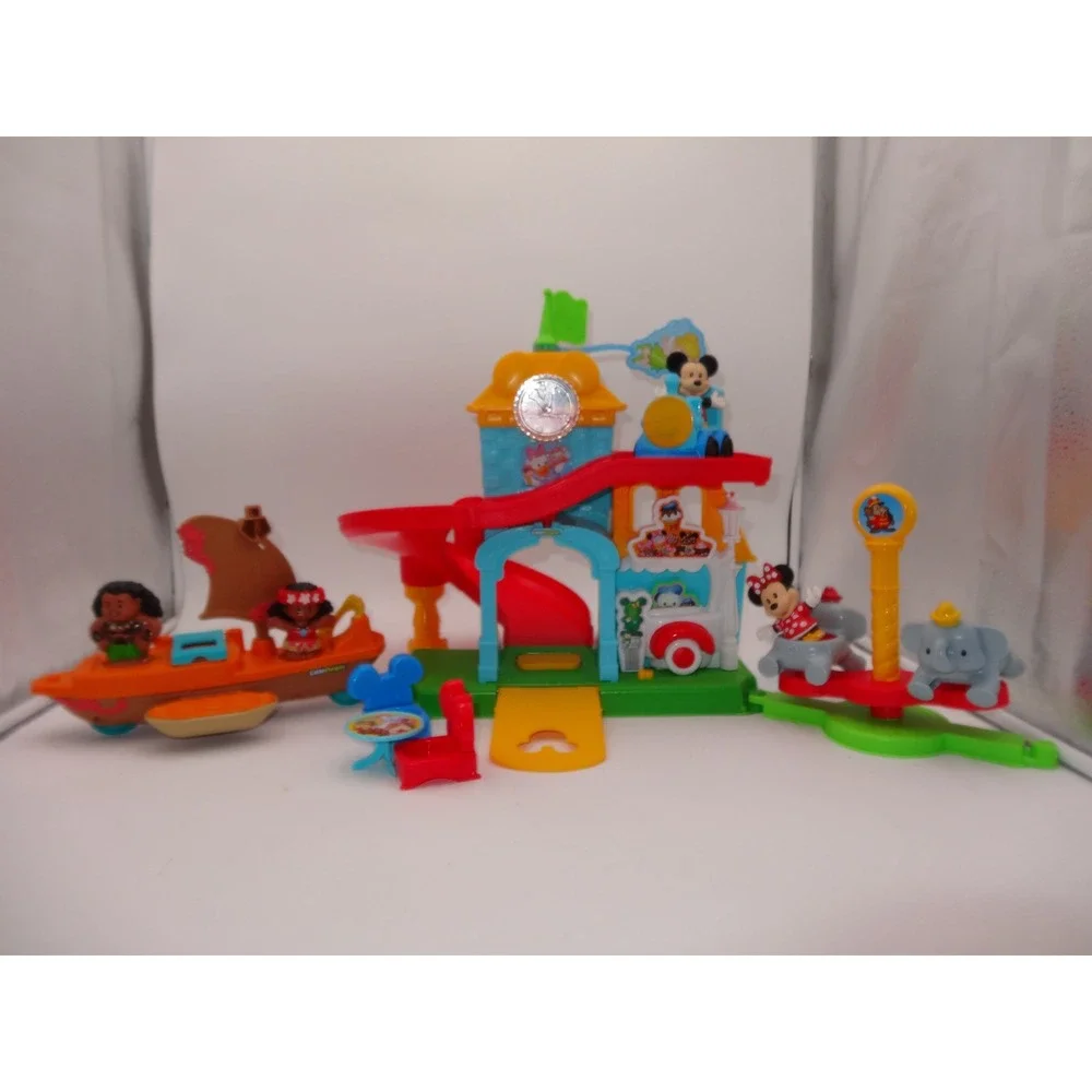 Fisher Price Little People Magical Day At Disney Playset Musical Mickey Moana